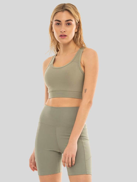Women's Sports Bra without Padding Green