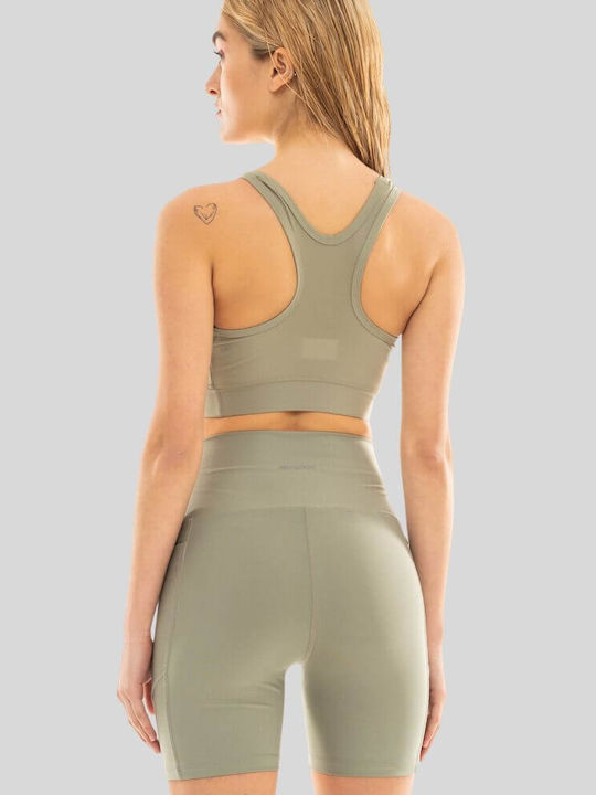 Women's Sports Bra without Padding Green