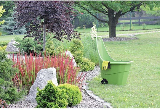 Load & Go Cărucior de Grădină Transport bușteni din plastic Cu două roți 55lt 50x61x84cm.