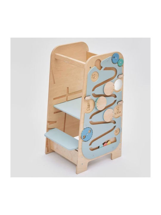 Learning Tower for Painting Made of Blue Wooden Eli Neli