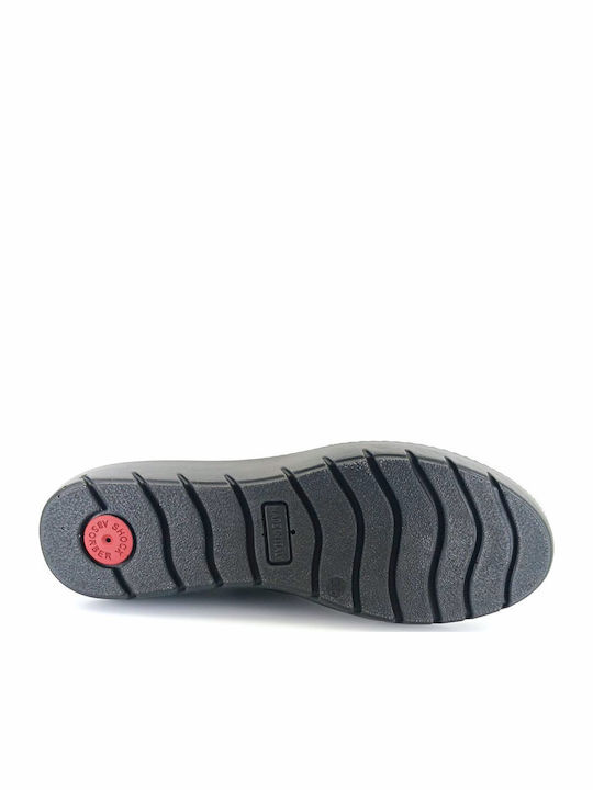Anatomic Women's Leather Black Slip-Ons