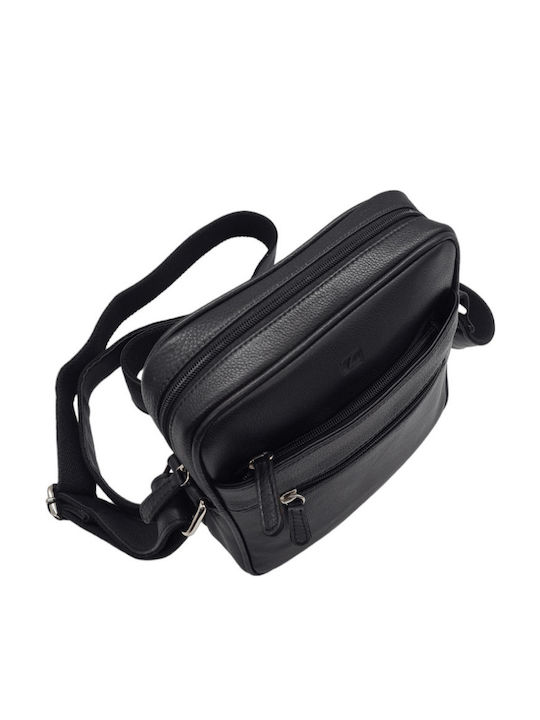 Leather Men's Bag Shoulder / Crossbody Black