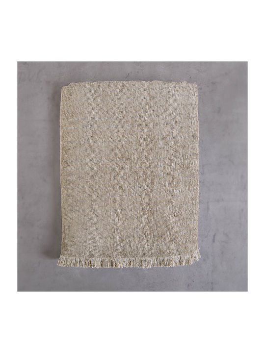 Rythmos Rachel Dreisitzer-Sofa Wurf Zwei Seiten Chenille 180x280cm Lila