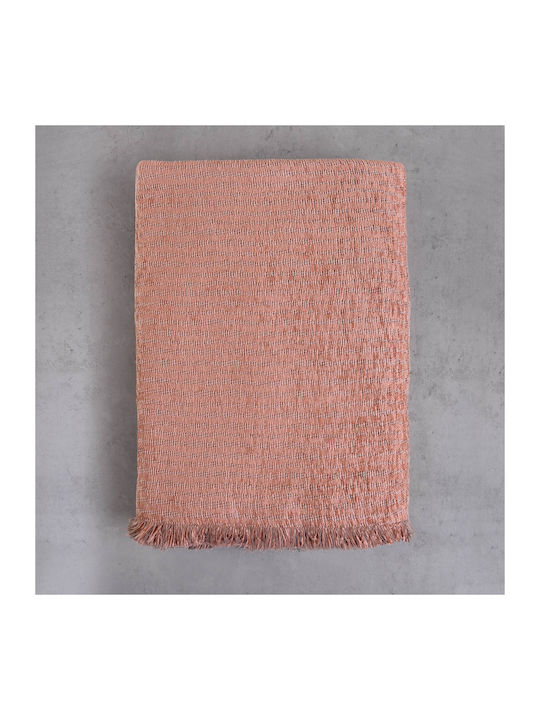 Rythmos Rachel Dreisitzer-Sofa Wurf Zwei Seiten Chenille 180x280cm Lila