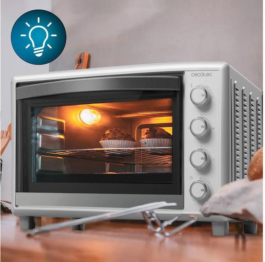 Cecotec Bake & Toast 6090 Gyro Electric Countertop Oven 60lt No Burners Hot Air White
