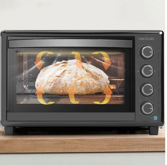 Cecotec Bake & Toast 4600 Gyro Electric Countertop Oven 46lt No Burners Hot Air Black