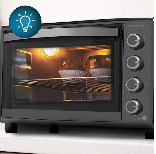 Cecotec Bake & Toast 4600 Gyro Electric Countertop Oven 46lt No Burners Hot Air Black