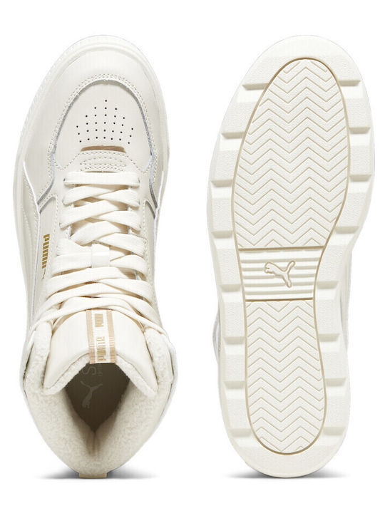 PUMA Karmen Rebelle Mid WTR Flatforms Sneakers Beige