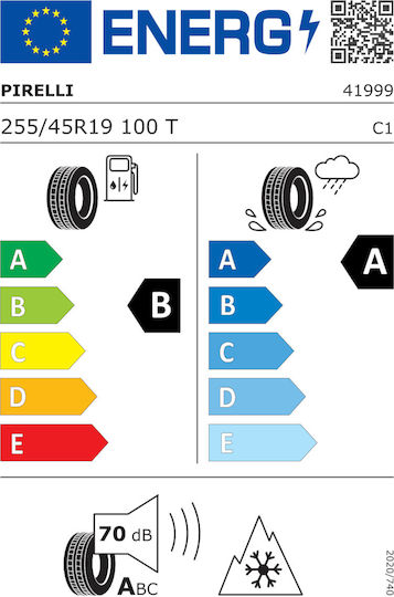 Cinturato 255/45R19 100T 3PMSF Λάστιχο 4 Εποχών για Επιβατικό Αυτοκίνητο