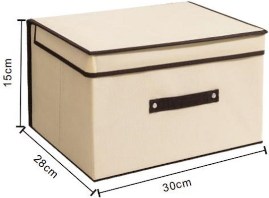 Tpster Stoff Aufbewahrungsbox mit Deckel