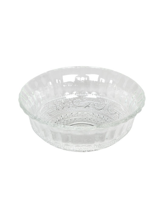 Keskor Glass Serving Bowl Transparent with Diameter 11.5cm 1pcs