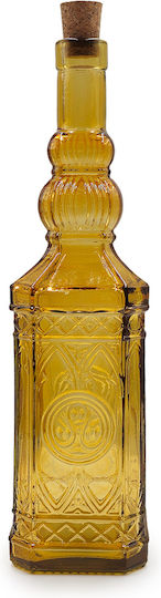 Glass Drops Μπουκάλι Νερού Γυάλινο με Φελλό Κίτρινο 700ml Glass Drops Μπουκάλι Νερού Γυάλινο με Φελλό Κίτρινο 700ml