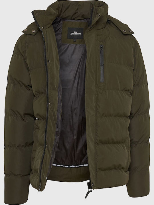 Winter Jacket Puffer Khaki