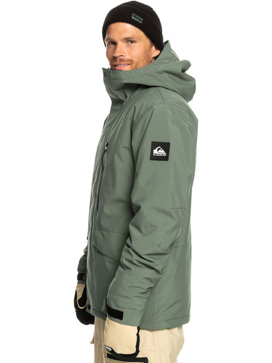 Quiksilver Mission Men's Ski & Snowboard Jacket Khaki EQYTJ03266-GNB0
