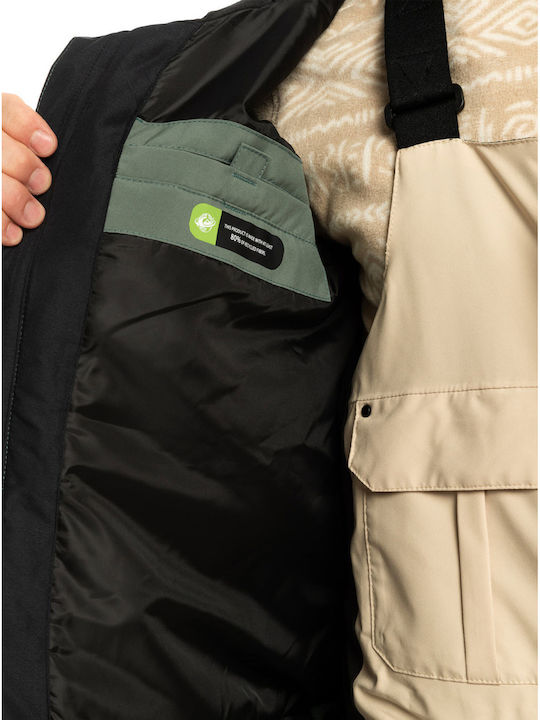 Quiksilver Mission Men's Ski & Snowboard Jacket Khaki EQYTJ03266-GNB0