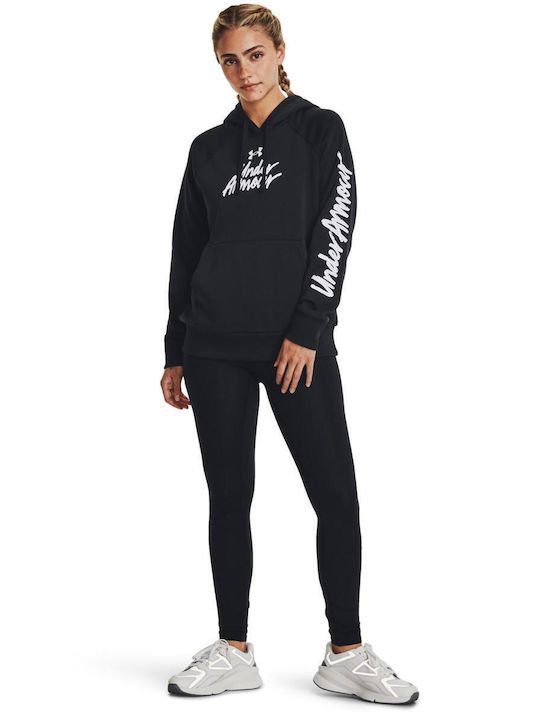 Ua Rival Damen Sweatshirt Schwarz