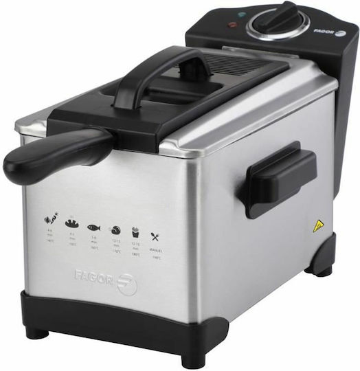 Fagor FG1526 Friteuză 3lt Argintiu