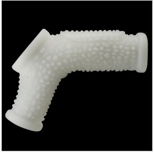 Lovetoy Extensie De Penis Cu Vibrație Albă