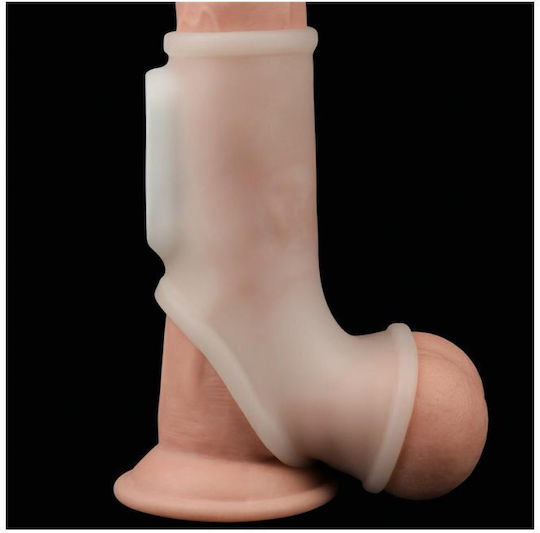 Lovetoy Προέκταση Πέους με Δόνηση Λευκή 15cm