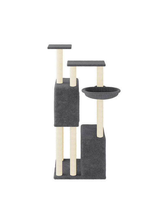 vidaXL Scratching Post Cat Trees Gray 5 levels 73.5x69x122cm