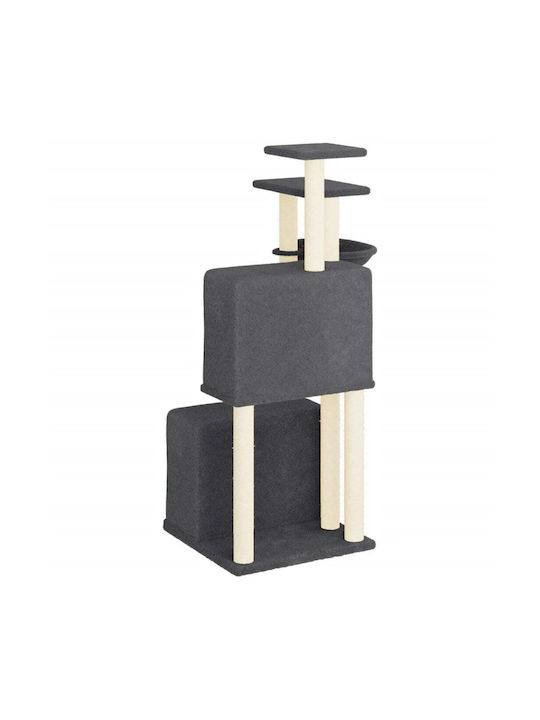 vidaXL Scratching Post Cat Trees Gray 5 levels 73.5x69x122cm