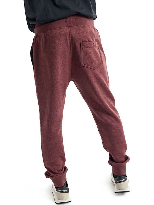 Oak Sweatpants with Elastic Burgundy