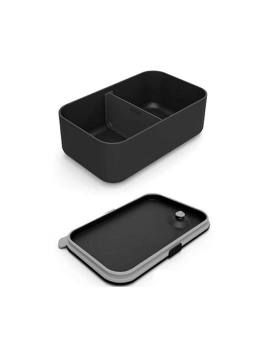 Yoko Design Microwave Plastic Lunch Box Black 1000ml