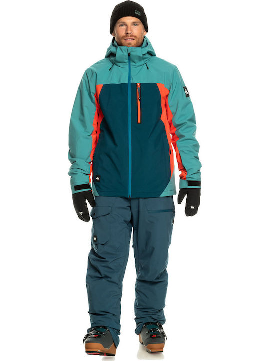 Quiksilver Mission Plus EQYTJ03414-BSM0 Ανδρικό Μπουφάν για Σκι & Snowboard Μπλε
