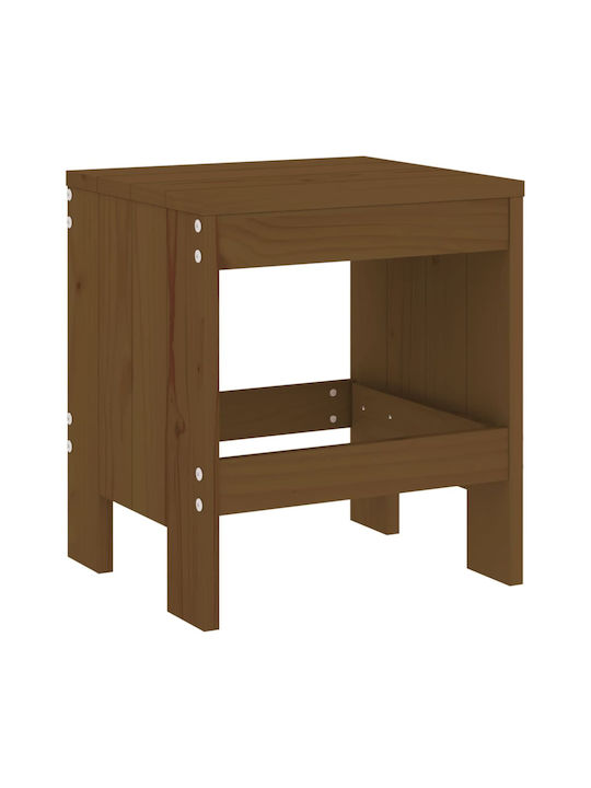 Băncuțe De Grădină Din Lemn Culoarea Mierii 2 Buc 40x36x45cm