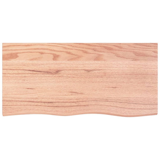 vidaXL Countertop without Sink L100xW50xH2cm Brown