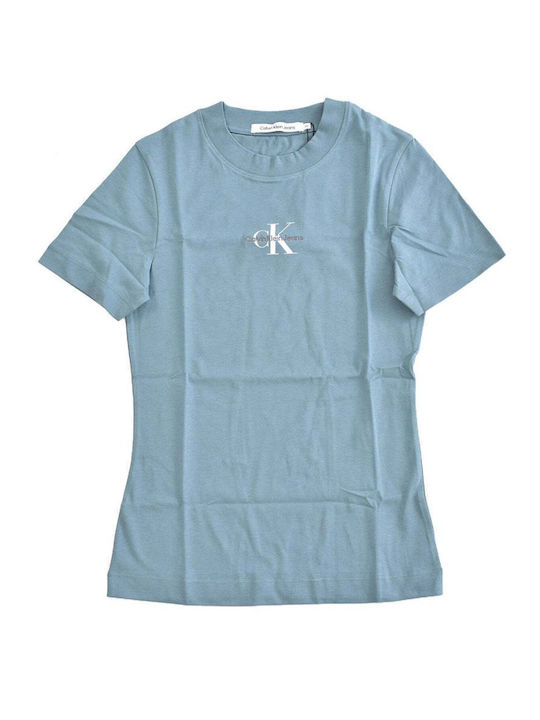 Calvin Klein Damen T-shirt Blau J20J221426-CAX