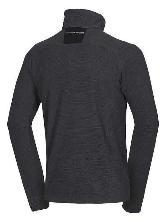 Ανδρική Ζακέτα Fleece Μαύρη
