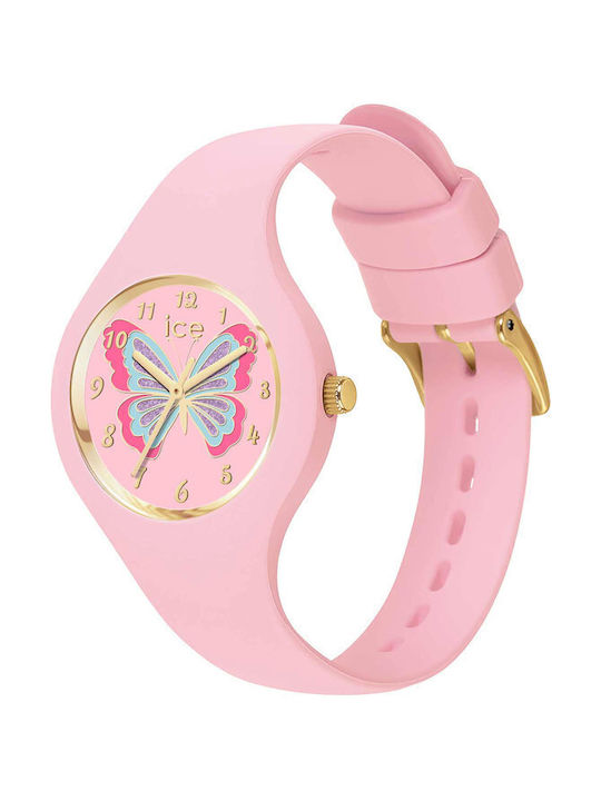 Ice Watch with Pink Rubber Strap