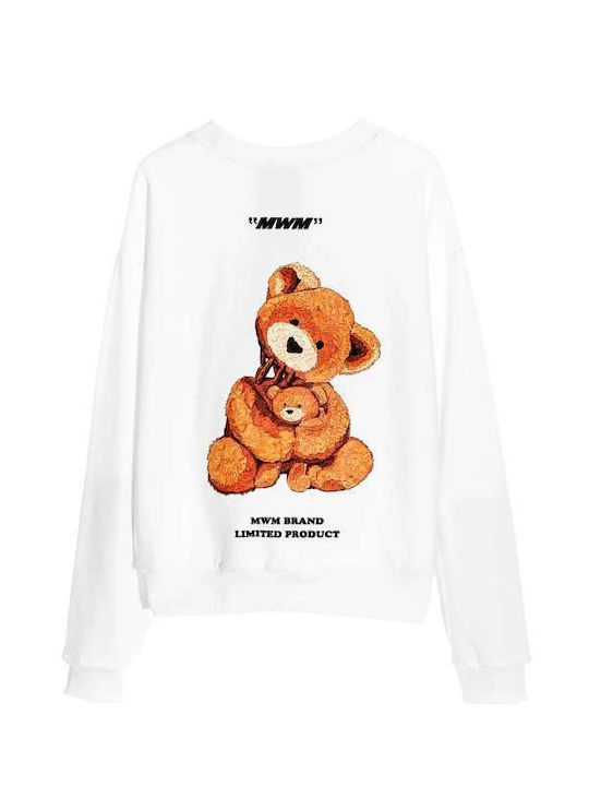 Damen Sweatshirt Weiß MW063061802