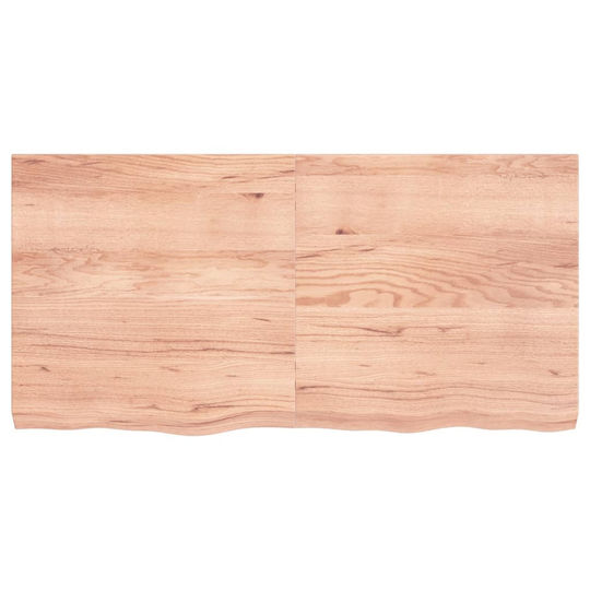 vidaXL Blat fără Lavoar L120xW60xH6cm Maro