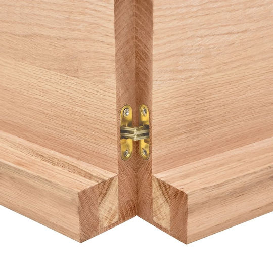 vidaXL Blat fără Lavoar L120xW60xH6cm Maro