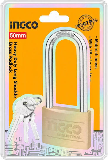Ingco Lăcăt Prelungit cu cheie 50mm 1buc