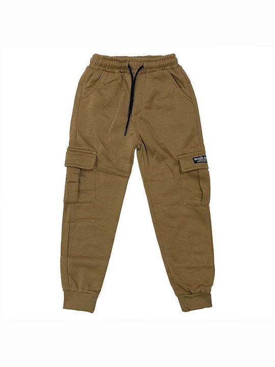 Ustyle Boys Cargo Trouser Brown