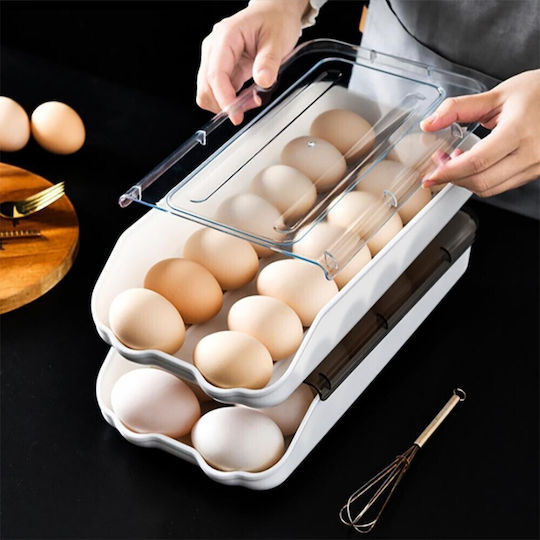 Husă Rulantă Pentru Ouă Frigider Pentru 14 Ouă 31x16x8cm