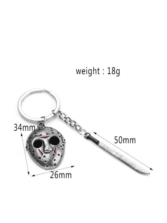 Molf's Schlüsselanhänger Metallisch Gray