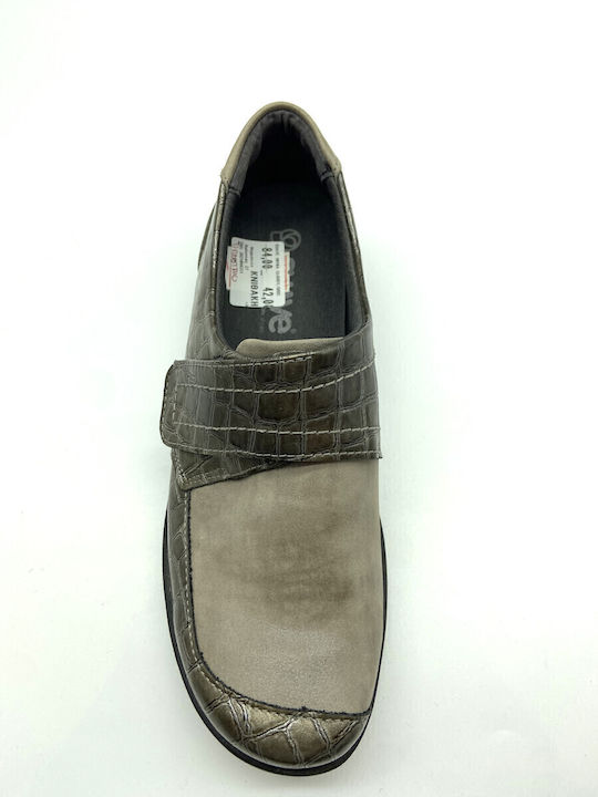 Damen Mokassins in Gray Farbe
