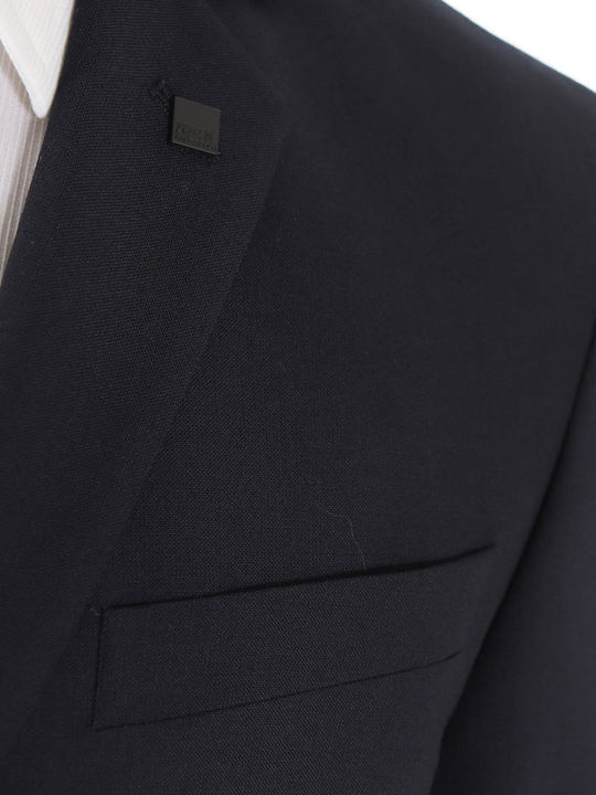 Men's Winter Suit Jacket Blue