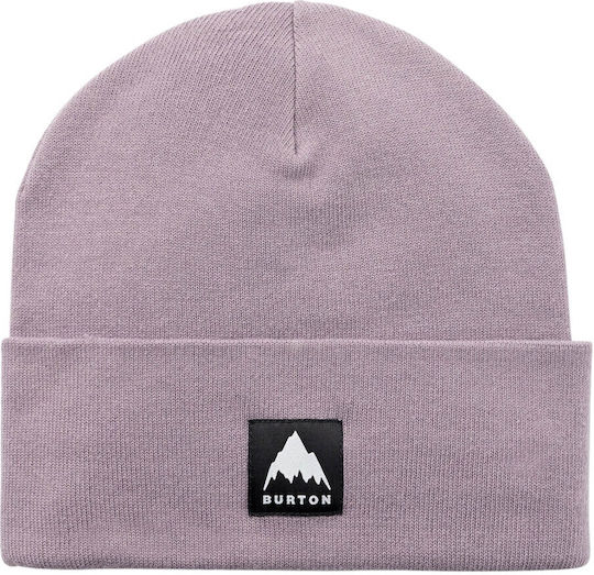 Knitted Beanie Cap Purple