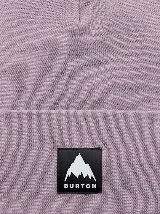 Beanie Unisex Σκούφος Πλεκτός σε Μωβ χρώμα