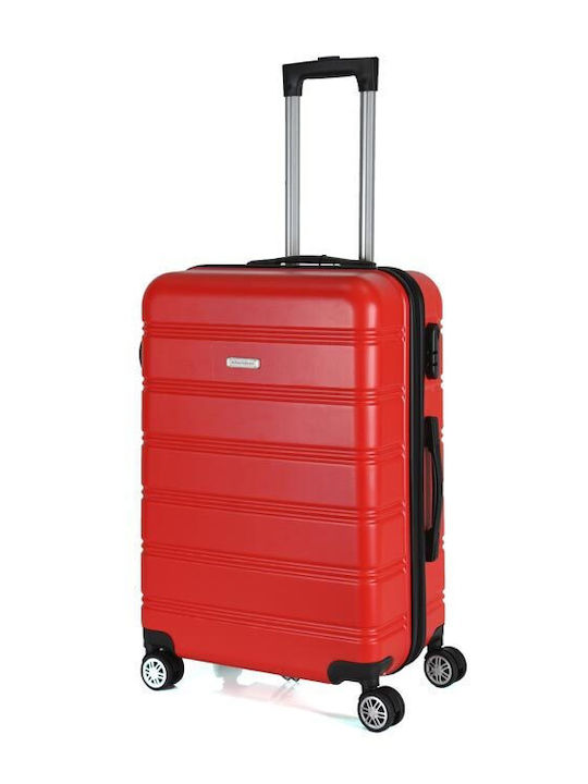 Royalty Line Куфари Червено с 4 колела Комплект 3бр RL-LTS-18706RED