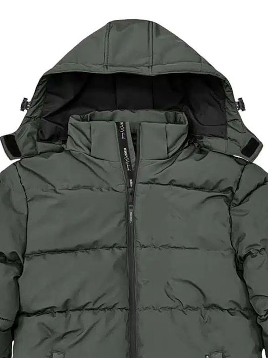 Winter Jacke Khaki