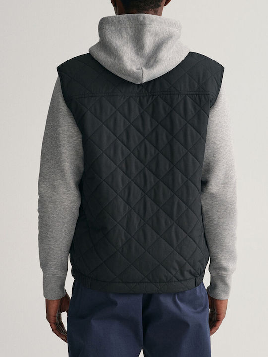 Sleeveless Jacket Waterproof Black