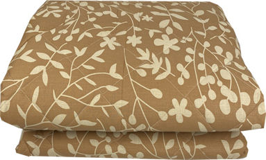 Astron Italy Olia Κουβερλί Υπέρδιπλο Βαμβακερό Beige 220x240cm