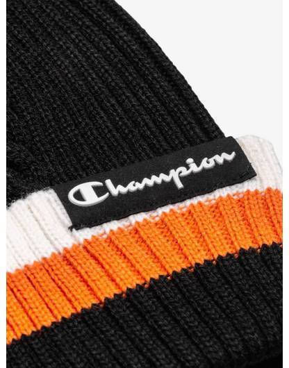 Pom Pom Beanie Unisex Beanie Knitted in Black color