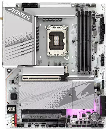 Gigabyte Z790 Aorus Elite AX ICE Wi-Fi Motherboard ATX με Intel 1700 Socket
